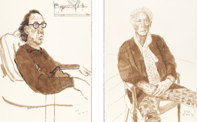 David Hockney exhibition draws on his close friends