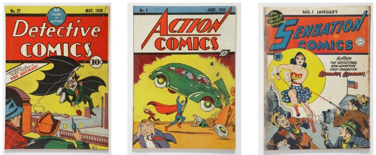 Complete set of DC comic books