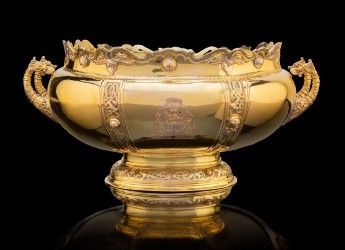 Royals’ golden wedding anniversary bowl sells for $60K