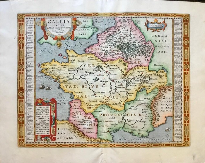 antiquarian map