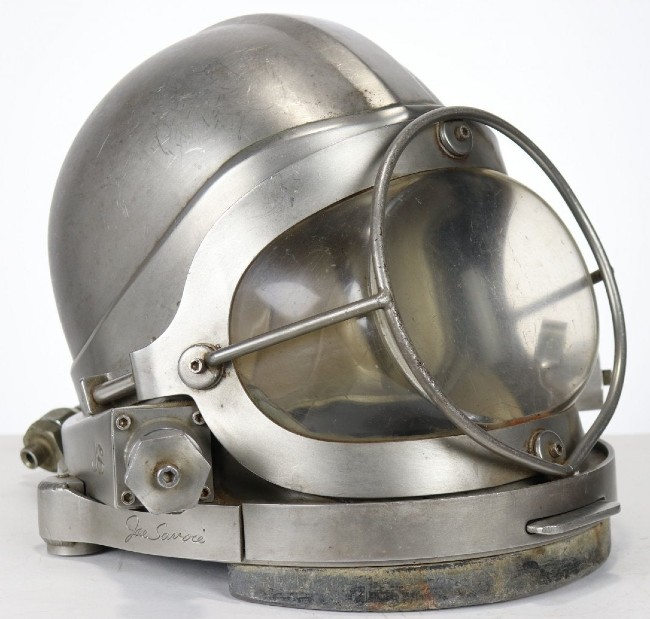 early Navy diving helmet