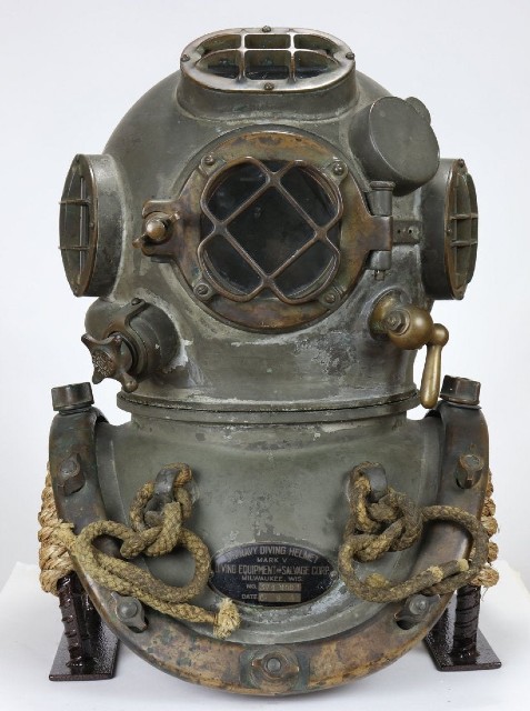 Nation's Attic sets auction record WWII diving helmet