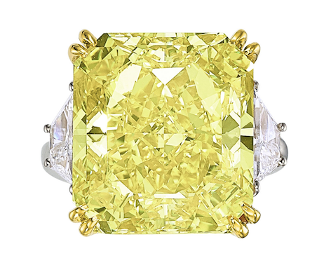 25-Ct Fancy Vivid Yellow diamond ring graces Heritage Fine Jewelry Auction, Oct. 4-5