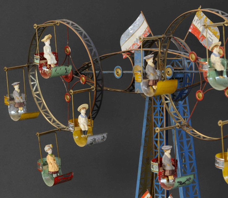 double Ferris wheel toy