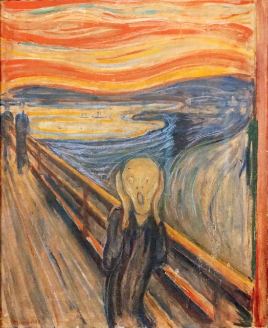 The Scream painting