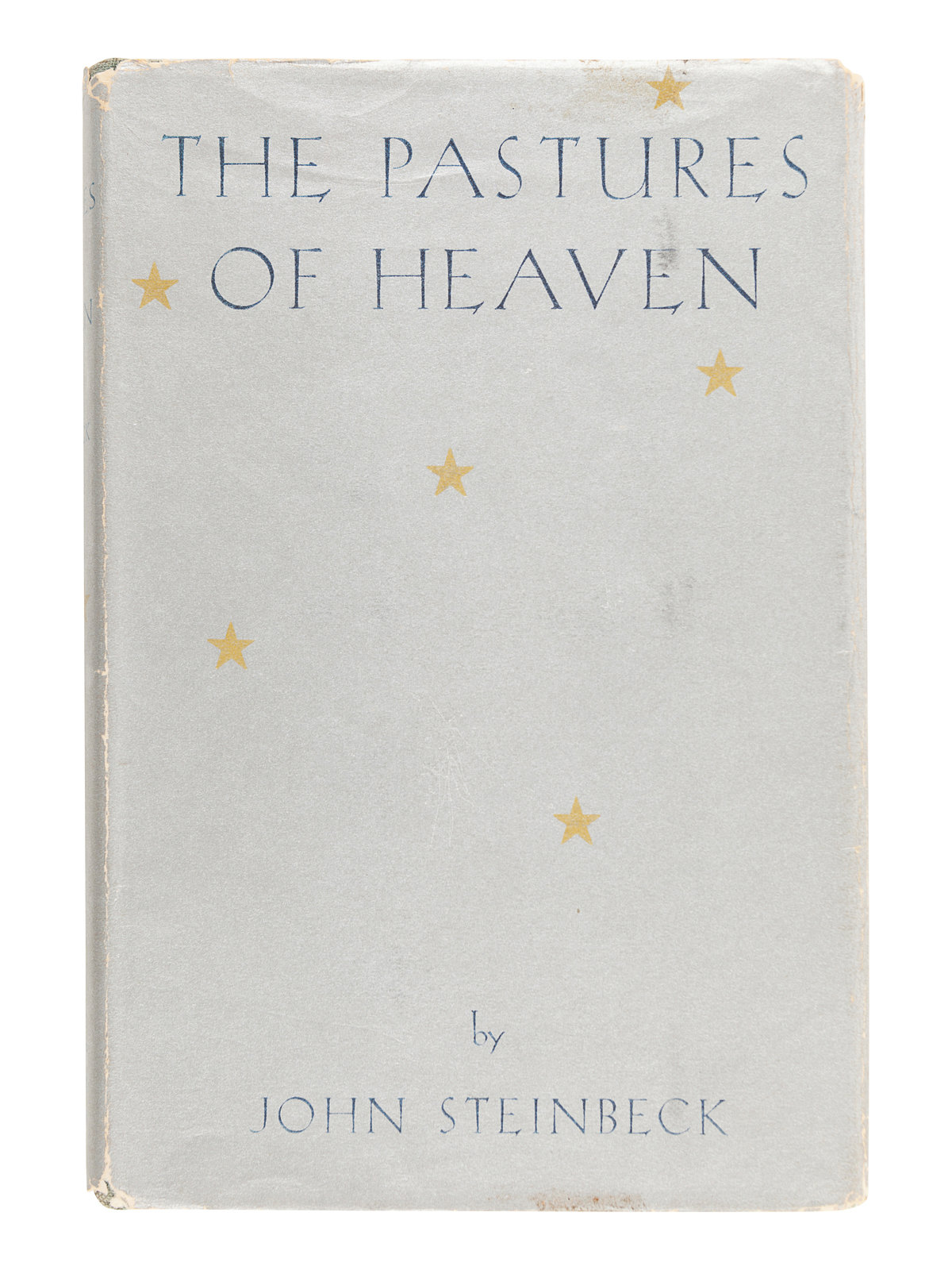 STEINBECK, John (1902-1968). The Pastures of Heaven. New York: Brewer, Warren & Putnam, 1932. Image courtesy Hindman Auctions.