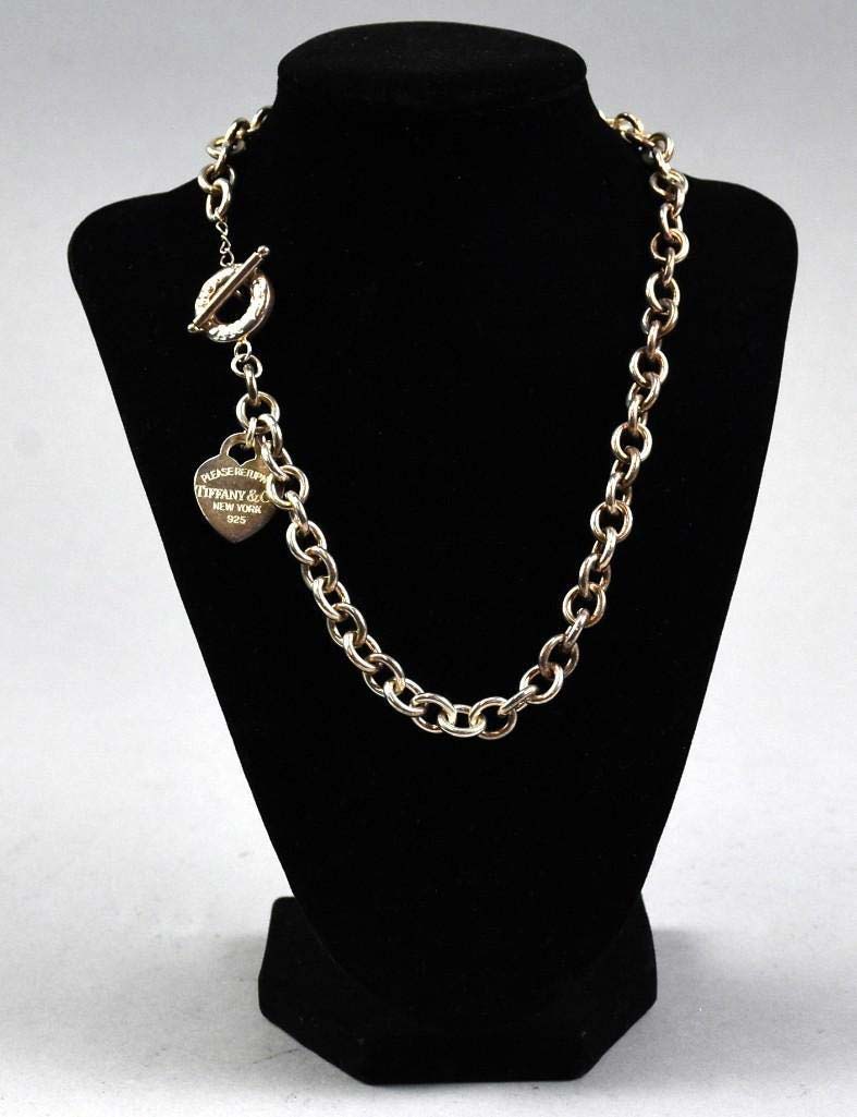 Tiffany & Company (N.Y.) sterling silver chain necklace, very good condition, estimate $600-$800. Image courtesy Appraisals & Estate Sale Specialists