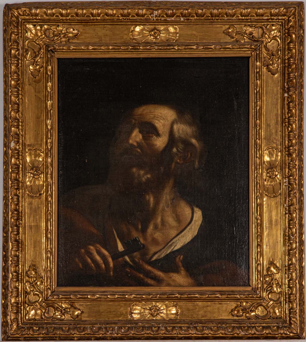 Unknown artist, "Saint Peter," 17th Century, $3,000-$5,000. Image courtesy Gray's Auctioneers and LiveAuctioneers.com