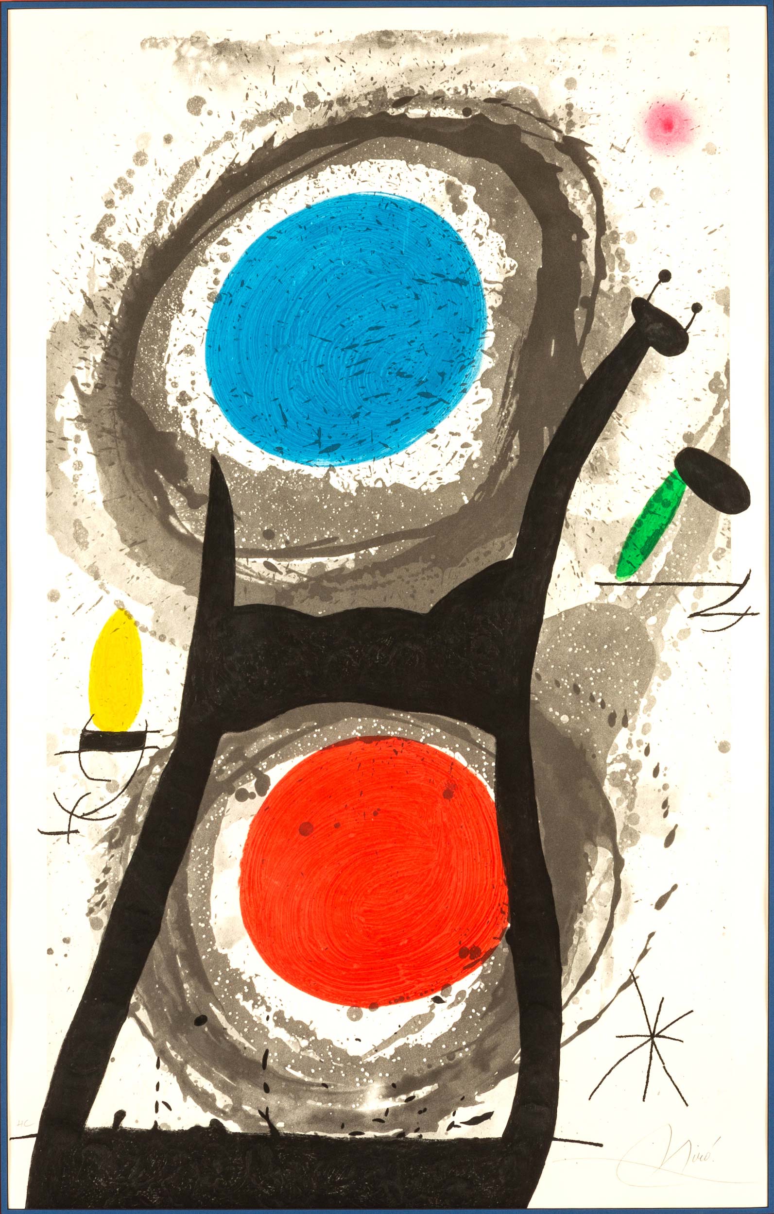 Joan Miró (Spanish, 1893-1983) "L'Adorateur du soleil' (Sun Worshipper), $8,000-$12,000
