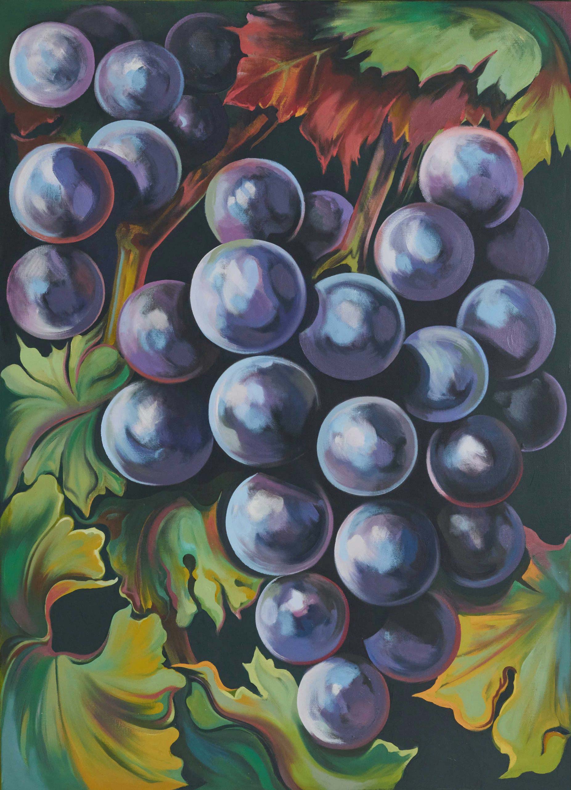Lowell Nesbitt, 'Grapes,' 1980, $1,500-$2,500. Image courtesy Capsule Auctions