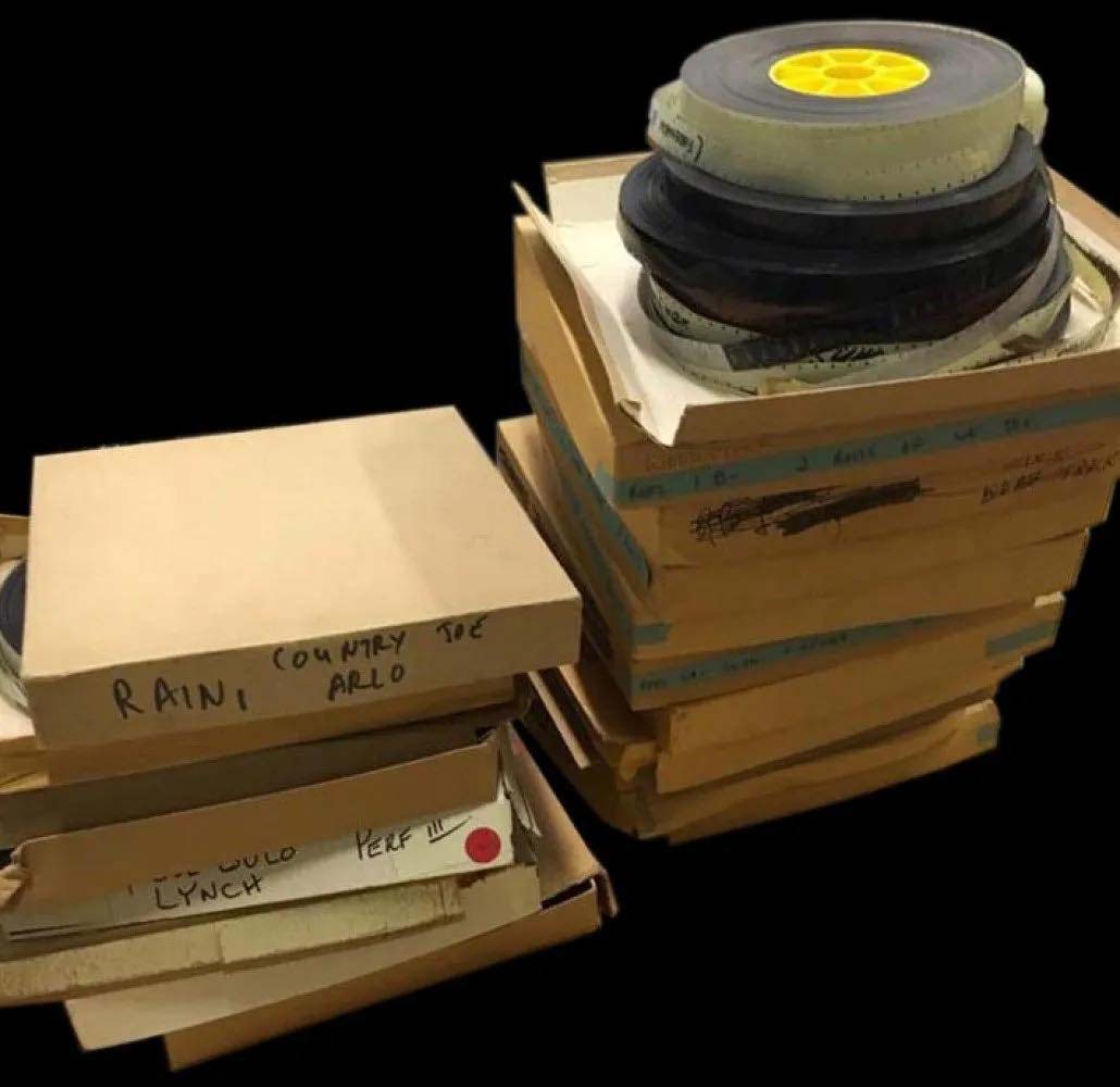 Woodstock Documentary 16mm working prints (film reels), 40-plus reels, 1969, $225,000-$250,000. Image courtesy GWS Auctions