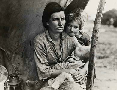 DOROTHEA LANGE (1895-1965) Migrant Mother, $63,750.