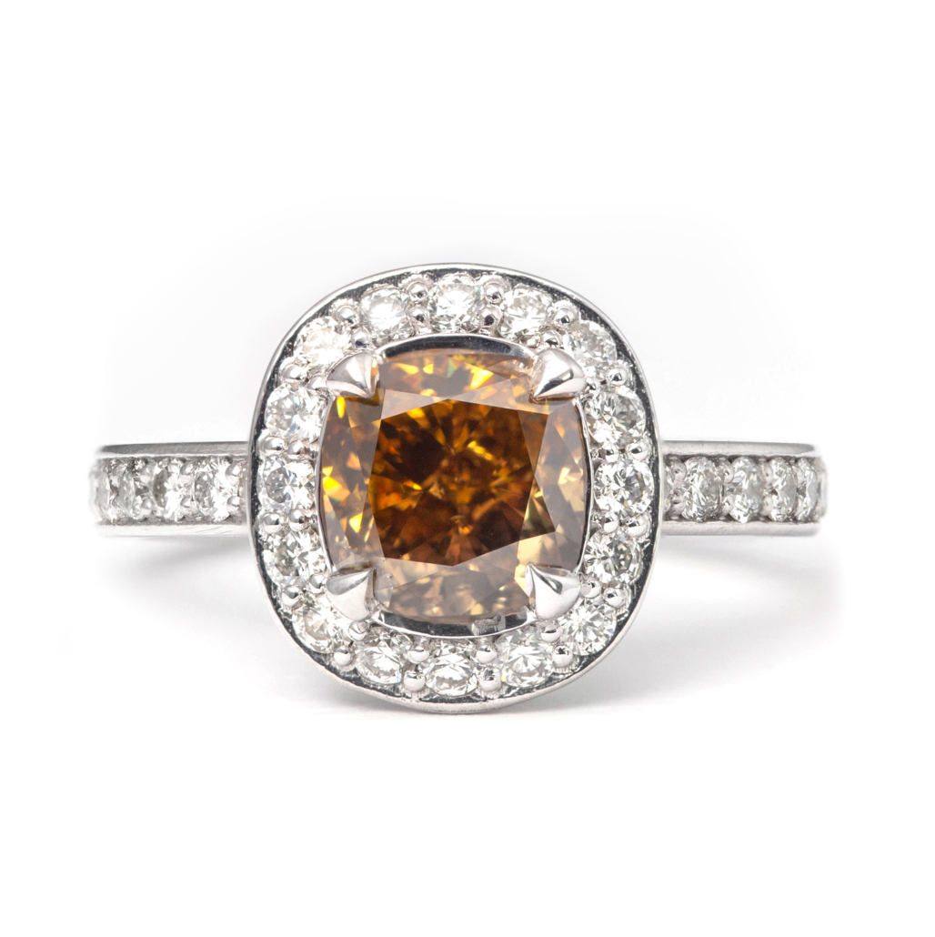 14k white gold diamond ring estimated at $9,500-$11,400