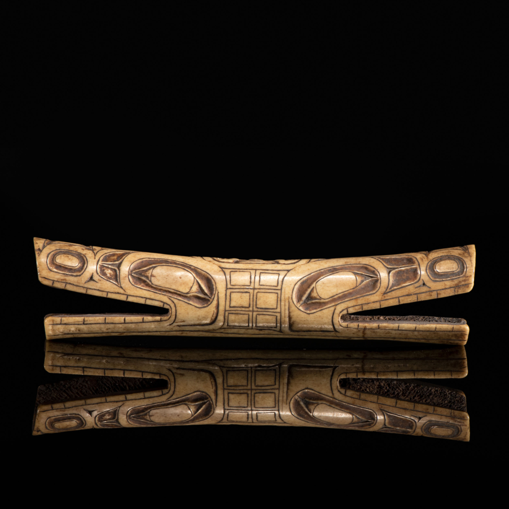 Tsimshian carved soul catcher that sold for $68,750