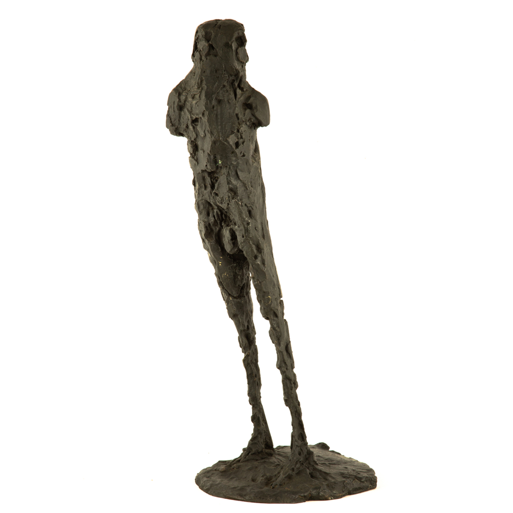  British artist Elisabeth Frink’s bronze sculpture ‘Birdman I,’ which sold for $53,750 and an auction record