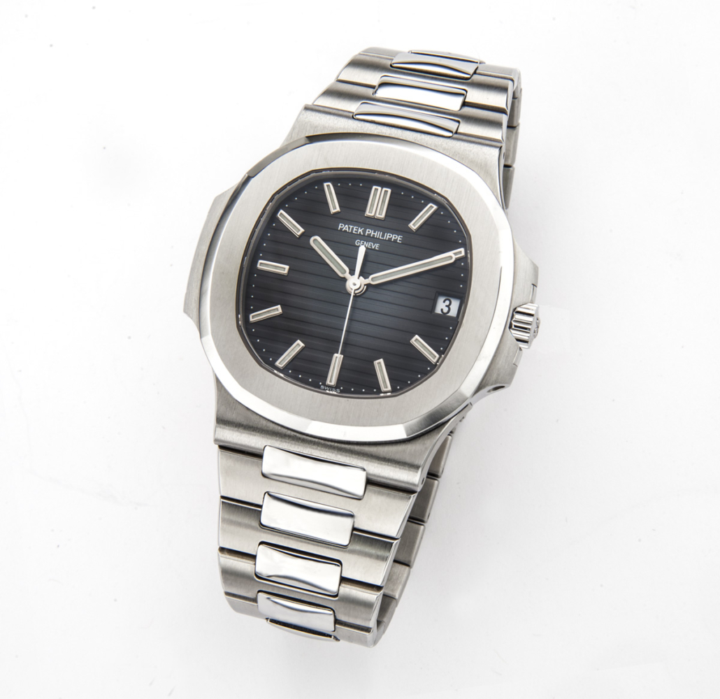 Patek Philippe Nautilus stainless steel watch, estimated at $100,000-$150,000