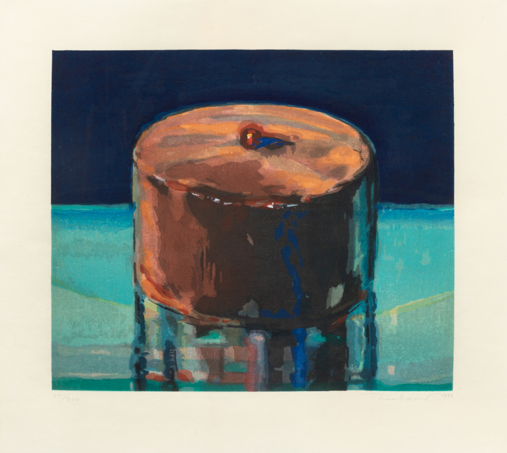 Wayne Thiebaud, ‘Dark Cake,’ estimated at $20,000-30,000