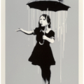 Banksy, ‘NOLA (White Rain),’ which sold for $162,500