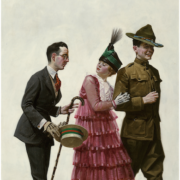 ‘Excuse Me!’ a 1917 cover illustration by Norman Rockwell, could sell for $400,000-plus