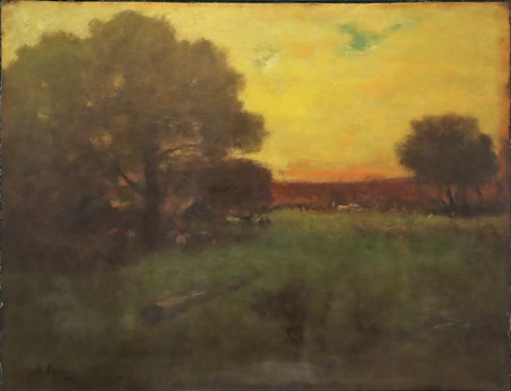  George Inness landscape, sold for $12,000