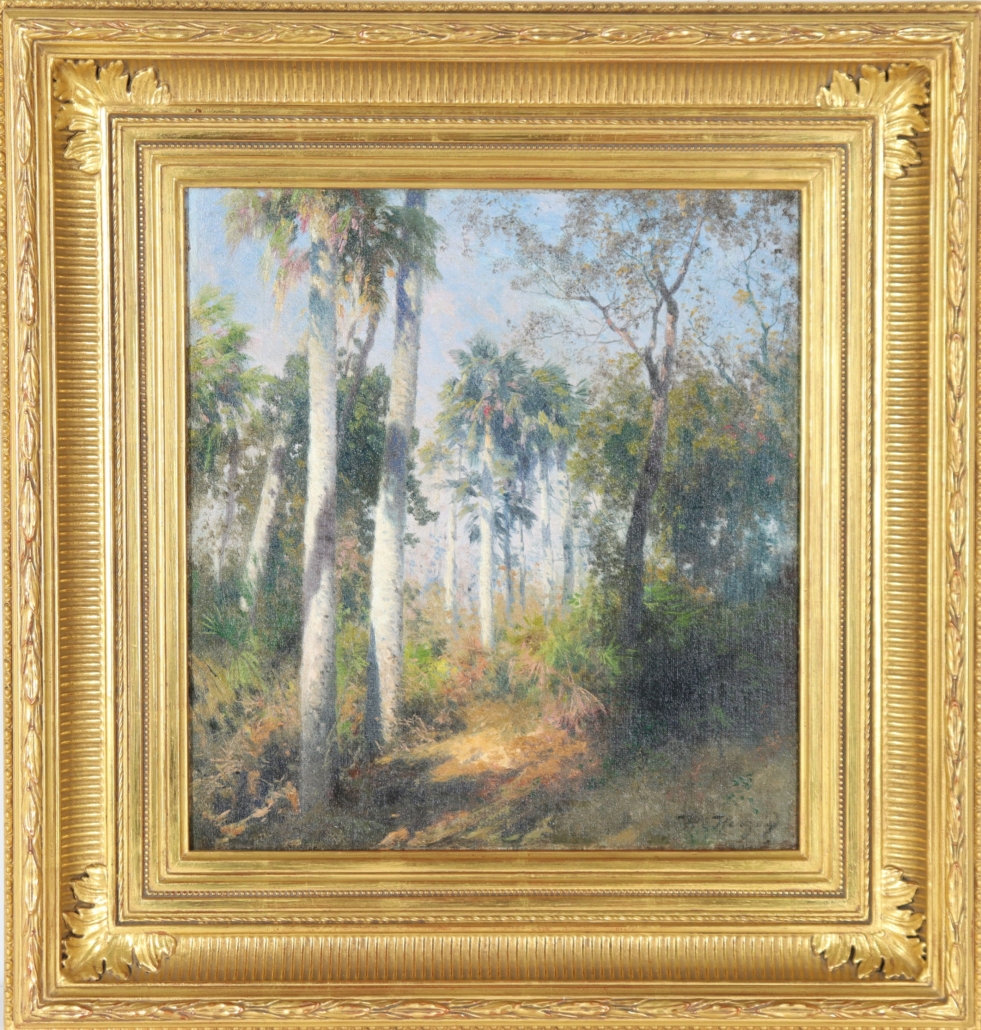 Hermann Herzog, ‘Florida Palms,’ sold for $65,000