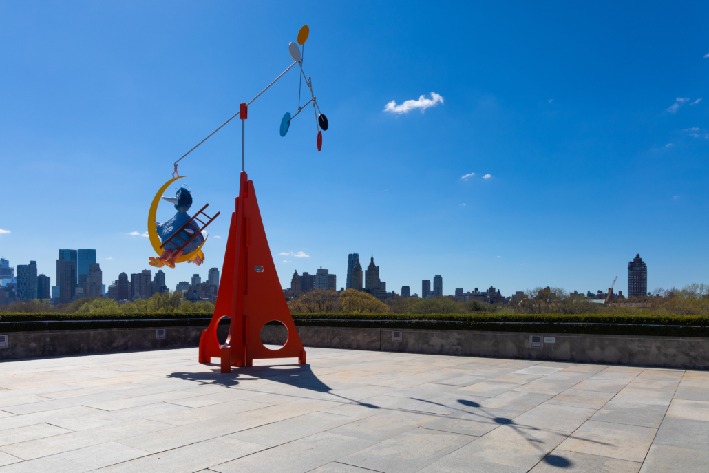 Installation view, the Roof Garden commission, Alex Da Corte, ‘As Long as the Sun Lasts,’ 2021. 
