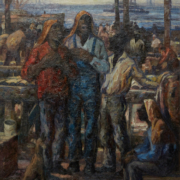 Knute Heldner, ‘Singing by the Mississippi River,’ estimated at $25,000-$35,000