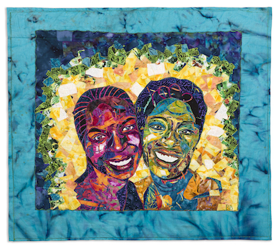 Bisa Butler, ‘Nandi and Natalie (Friends),’ which sold for $75,000