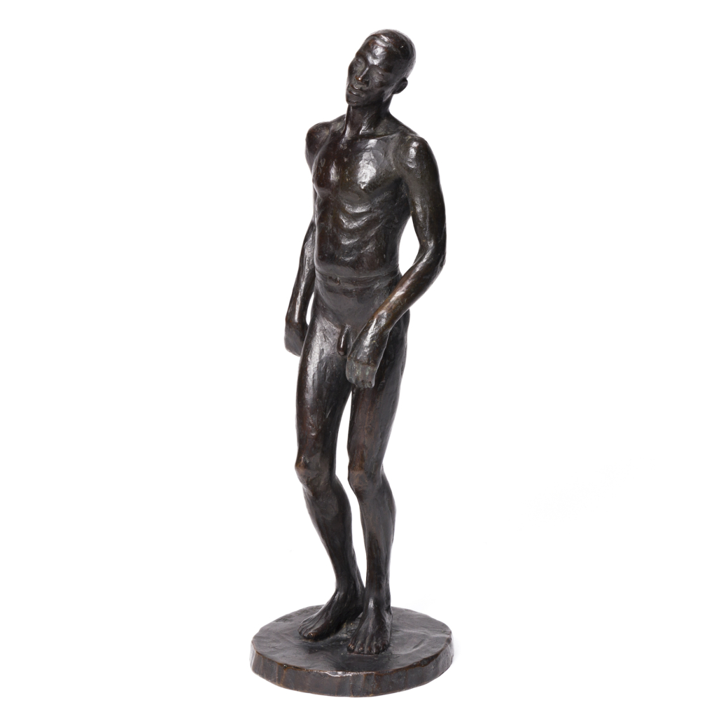 Richmond Barthe’s 1937 bronze, ‘African Boy Dancing,’ estimated at $150,000-$200,000