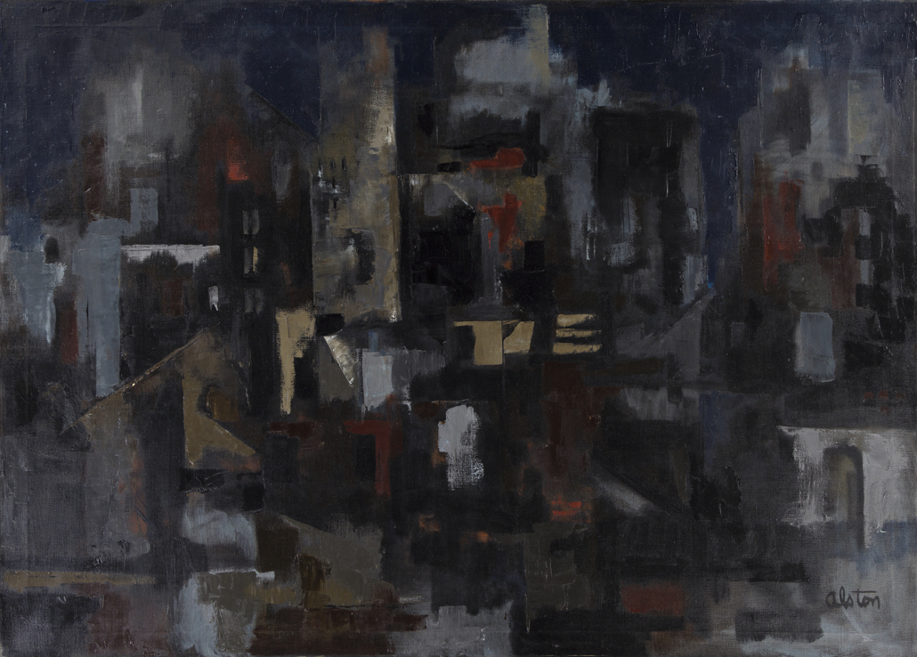Charles Alston’s ‘City at Night,’ circa 1956–60, estimated at $100,000-$150,000