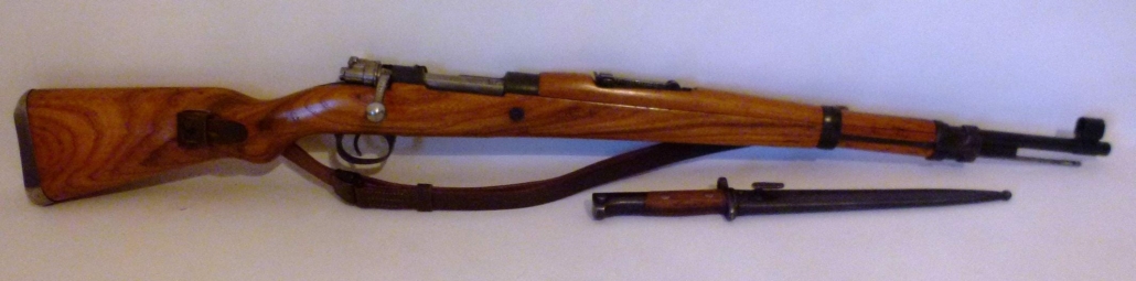 Yugo M48 8mm Mauser rifle with bayonet
