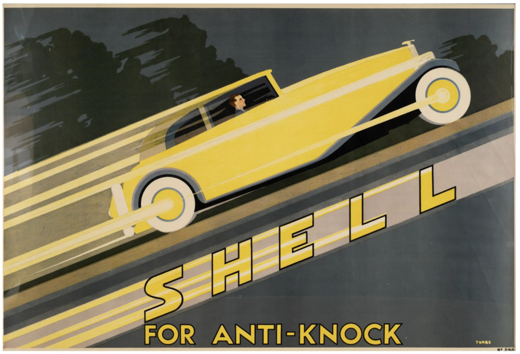 Artist unknown, ‘Shell For Anti-Knock,’ estimated at £2,000-£3,000