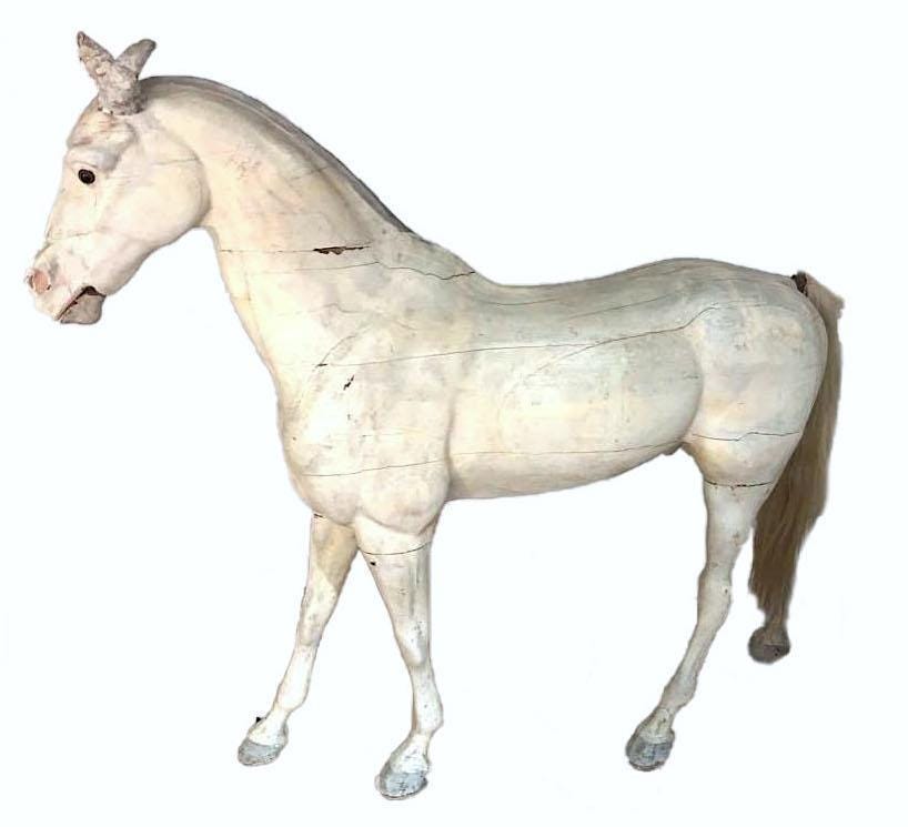 Tack shop horse figure from the early 20th century, which sold for $5,842