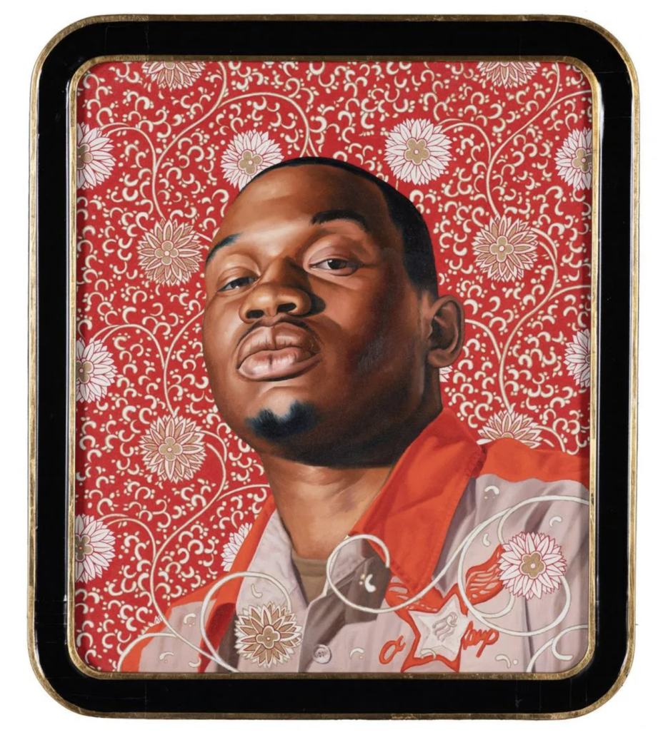 Kehinde Wiley, ‘Ivelaw I,’ from his series ‘The World Stage: China,’ estimated at €100,000-€150,000