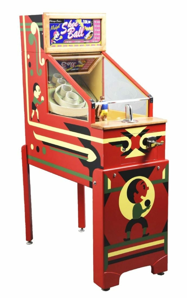 Chicago Coin Midget Skee-Ball arcade machine from 1949