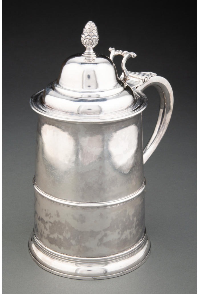Paul Revere 10in silver tankard, estimated at $50,000-$70,000