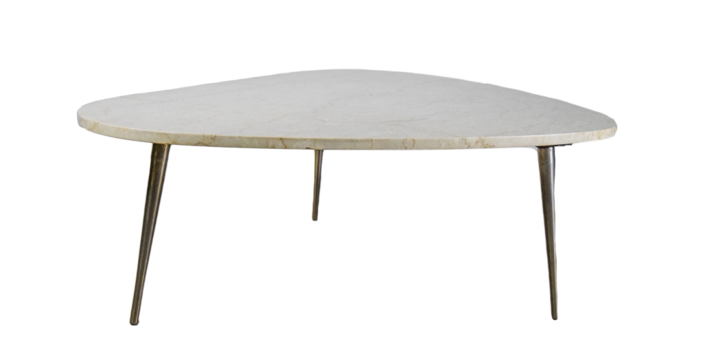 Gio Ponti-style mid-century coffee table, estimated at $1,000-$2,000