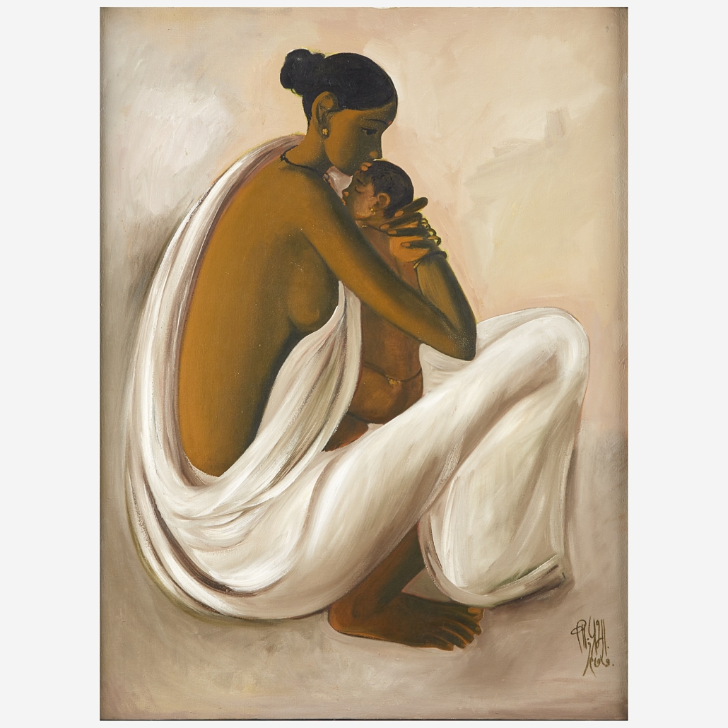 B. Prabha, ‘Mother and Child,’ which sold for $16,380