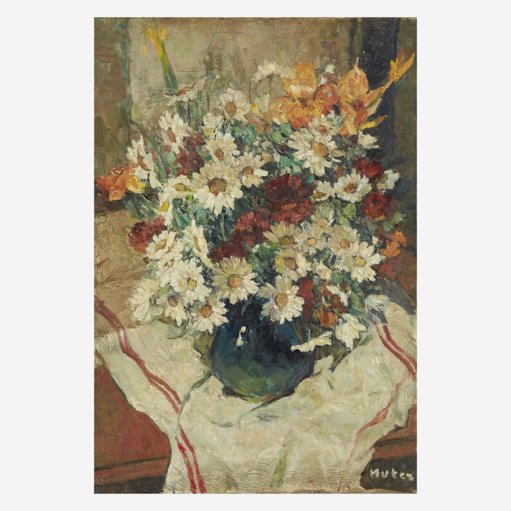 Floral still life by Maria-Mela Muter, which sold for $53,550