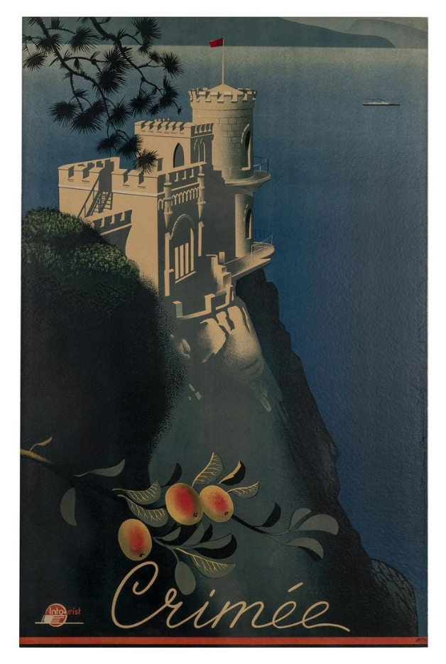1930s-era Soviet Intourist poster, which sold for $2,400