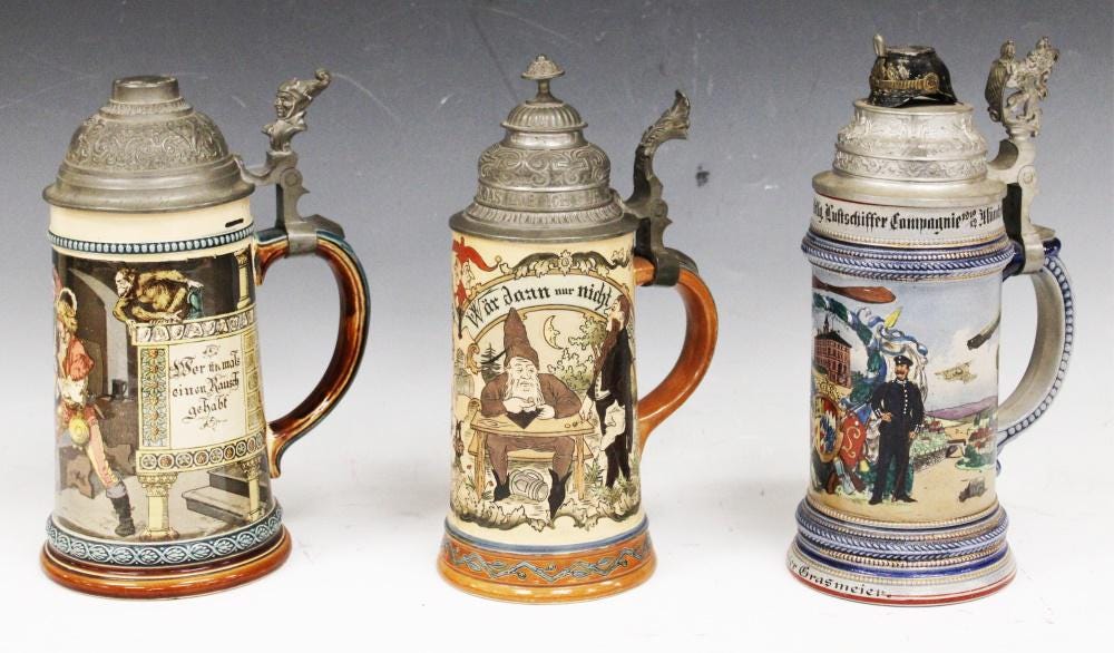 Collectors toast the artful history of German beer steins