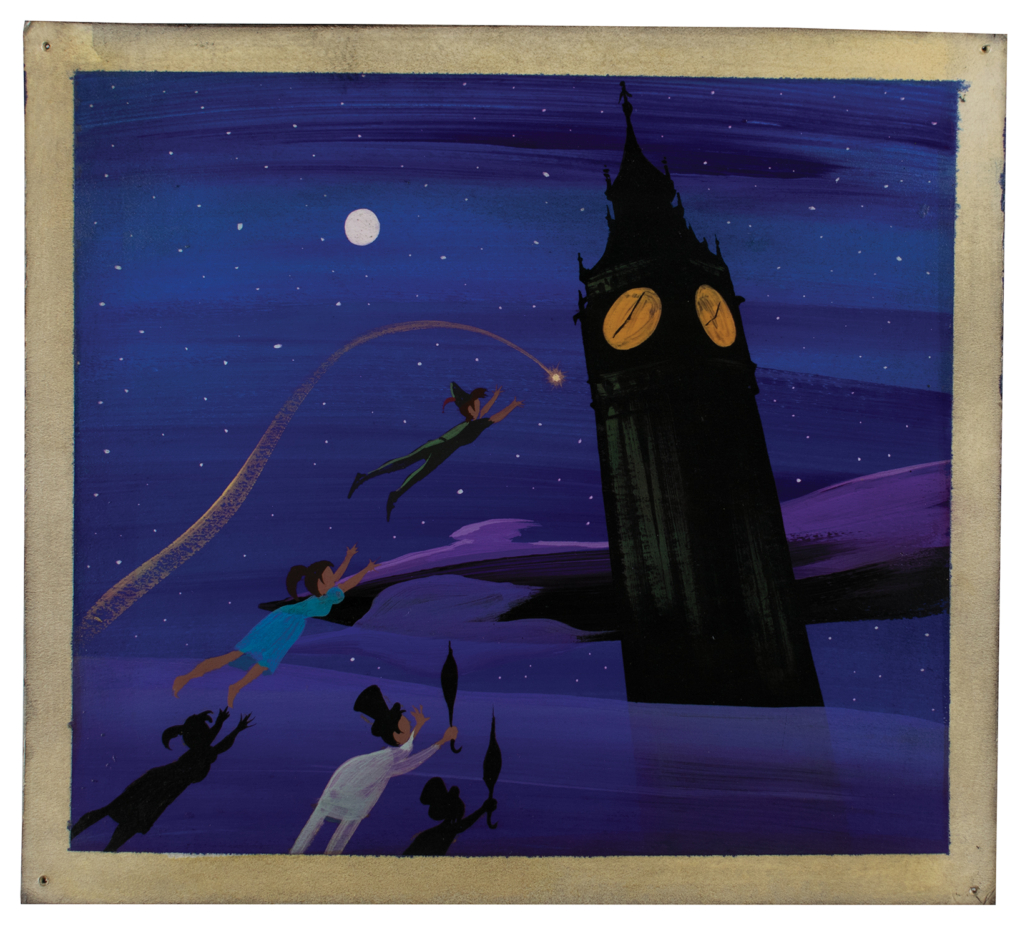 Mary Blair concept painting for ‘Peter Pan’, estimated at $10,000-$12,000