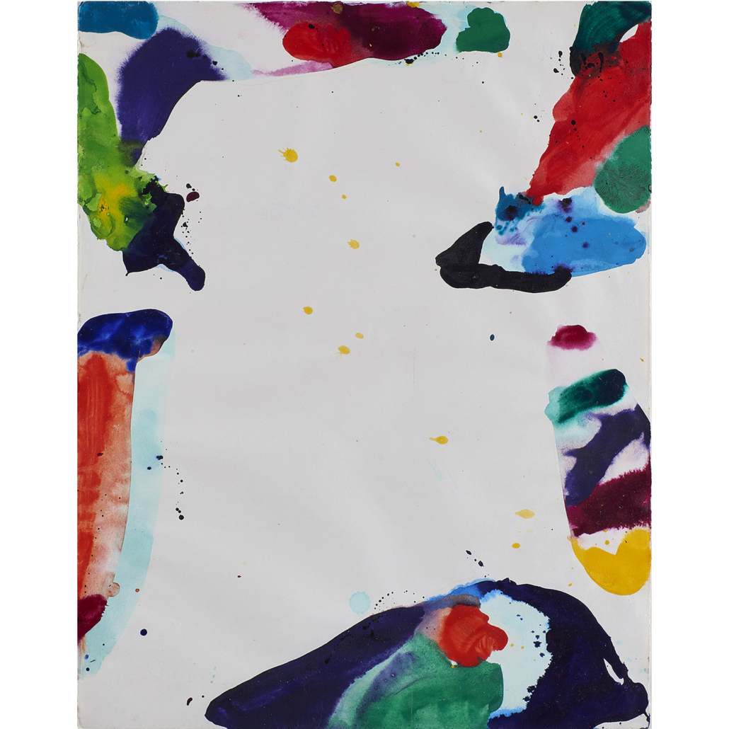 Untitled Sam Francis work from his ‘Tokyo’ series, estimated at $20,000-$40,000