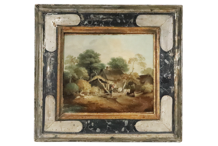 Bucolic scene attributed to Thomas Gainsborough, estimated at $30,000-$50,000