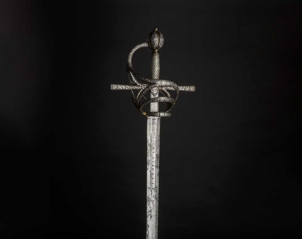 Silver damascened sword, Solingen, circa 1610, estimated at €35,000-€70,000