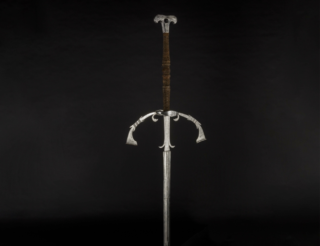 Brunswick two-hand sword, late 16th century, estimated at €12,000-€24,000
