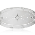 Large and early Georg Jensen silver fish platter and mazarine, estimated at $23,000-$28,000