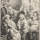 Rembrandt van Rijn, ‘Joseph Telling His Dream,’ which sold for $32,500, a record for the print.