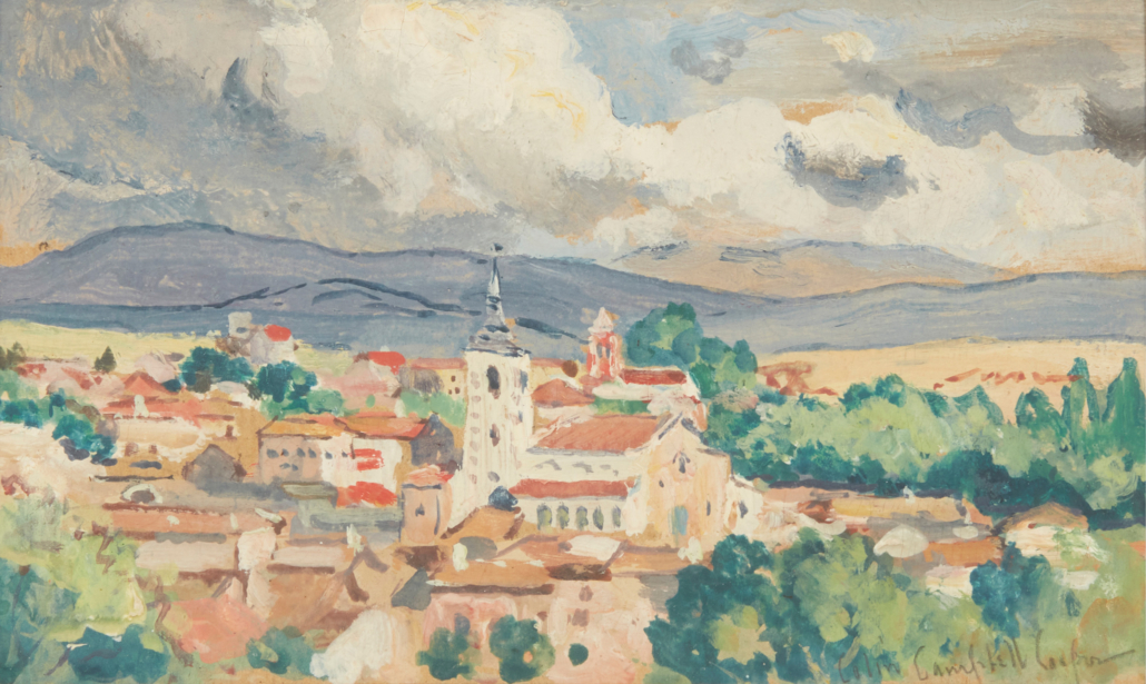 Colin Campbell Cooper, ‘European Townscape,’ estimated at $800-$1,200 