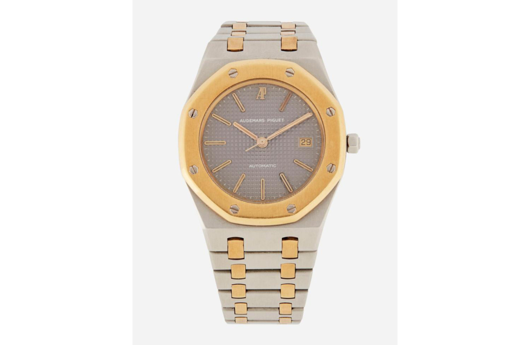 Audemars Piguet Royal Oak wristwatch, which sold for $25,000